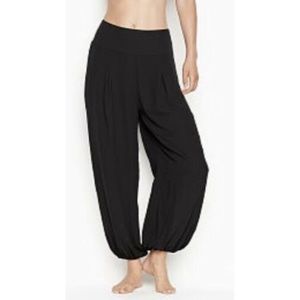 Victorias Secret Black Flowy Hippie Pants